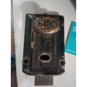 Antique Elgin Door Lock Latch Deadbolt Turn Knob Body